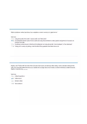 Introduction to Sociology Final Exam (Page 3 of 7)