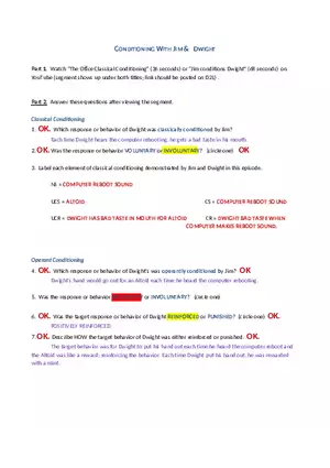 Conditioning with Jim and Dwight