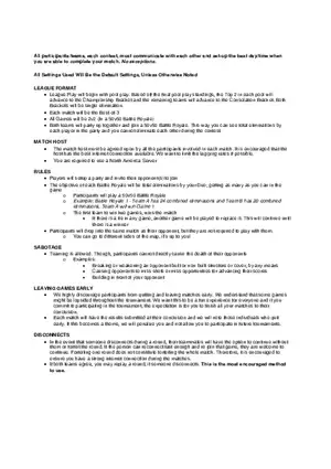 Fortnite Rules 1 - Lecture Notes 4