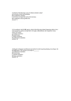 Understanding the Role of Culture Answer Key Part 2