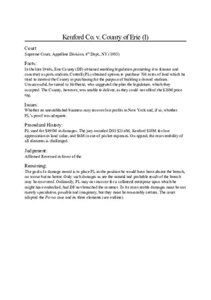 Kenford Co. v. County of Erie