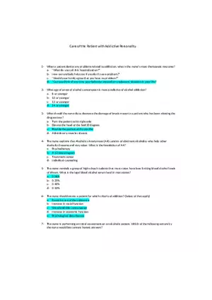 Addictive Personality Test and Study Guide