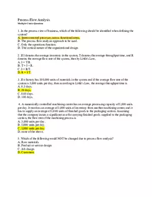 Process-Flow Analysis