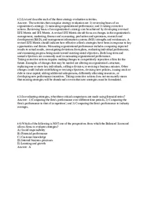 Strategy Evaluation and Governance Part 2