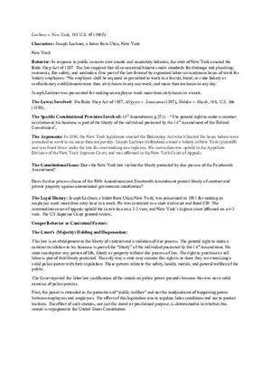 Joseph Lochner a Baker From Utica New York