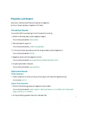 Assessing Pepsin Digestion of Protein