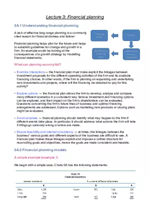 Business Finance Lecture 3