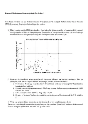 Research Methods and Data Analysis in Psychology Homework 5