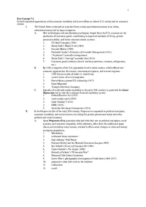 Apush (27-35) (1890-1945) (Frameworks)