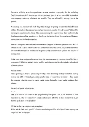 Unit 1 Public Relations Management Part 2