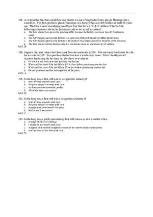 Chapter 14 Firms in Competitive Markets Answer Key Part 7