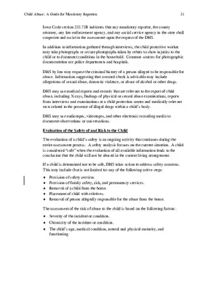 Child Abuse - A Guide for Mandatory Reporters Part 4