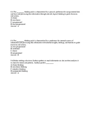 Managers as Decision Makers Part 3