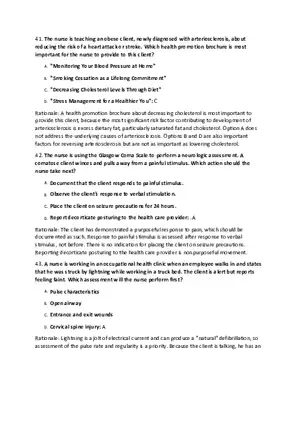 Fundamentals Of Nursing Modalities Practicum Answer Key Part 2