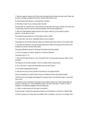 Elementary Physics 84 Answers