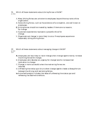 Chapter 15 Organizational Change Answer Key 2