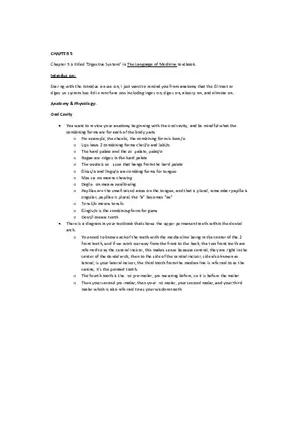 Chapter 5 Notes Digestive System