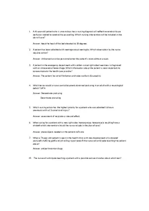 Neuro Exam Med Surg 3