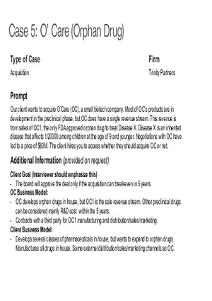 The Business of Venture Capital Case 5