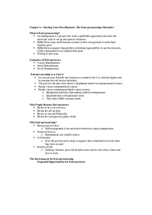 Starting Your Own Business