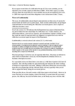 Child Abuse - A Guide for Mandatory Reporters Part 2