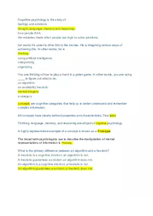 Thought, Language, Memory and Reasoning