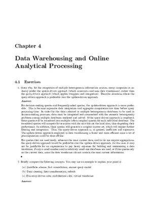 Solution Manual for Data Mining Chapter 4