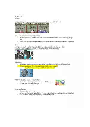 Chapter 21 Viruses - Lecture Notes