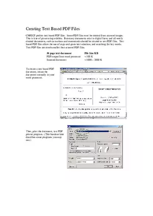 Creating Text Based PDF Files