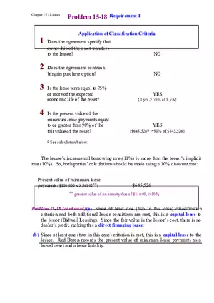 Accounting for Leases Part 11