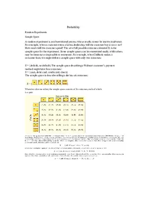 Propability - Practice Materials for Statistics