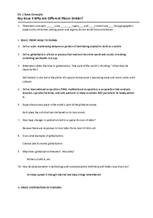 Why Are Different Places Similar