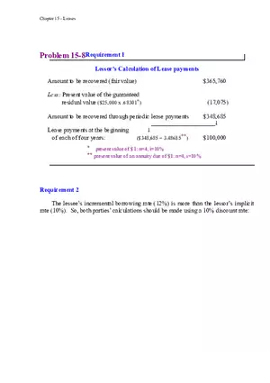 Accounting for Leases Part 7