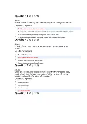 Chapter 24 Quiz Nutrition