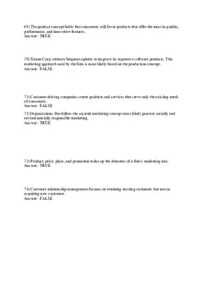 Marketing - Creating and Capturing Customer Value Part 3