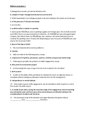 Managerial Economics Can Best Be Defined