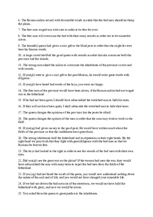 Answer Key for Latin. An Intensive Course Part 2