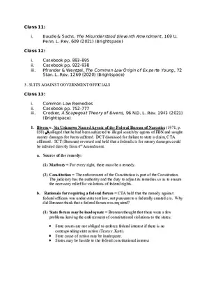 Federal Courts Outline Part 3