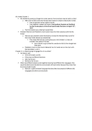 For Hearing People Only Summary