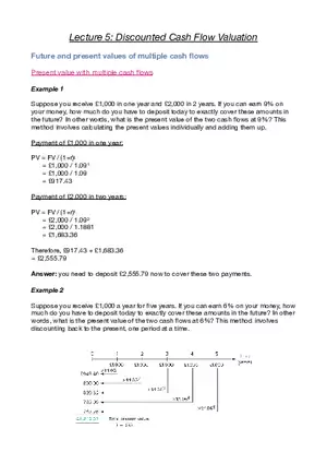 Business Finance Lecture 5