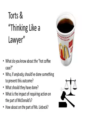 What is a Tort (Lecture) Part 2