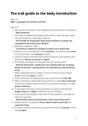 The Trail Guide to the Body Introduction