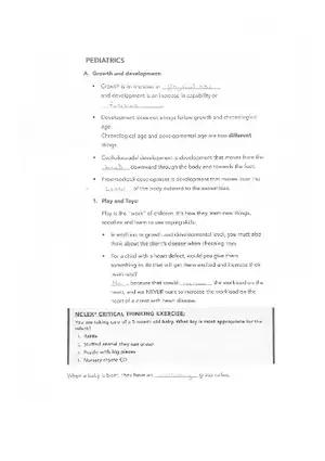 Pediatrics Hurst Workbook Med Surg