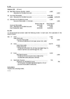 Accounting for Receivables Answer Key Part 6