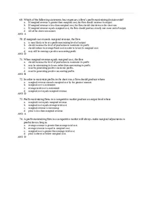 Chapter 14 Firms in Competitive Markets Answer Key Part 4
