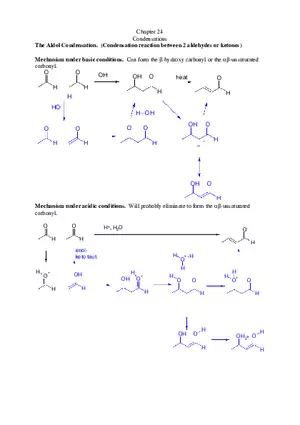 The Aldol Condensation - Practice Problems and Solutions