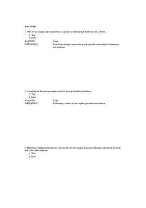 Chapter 09 Data Design Answers