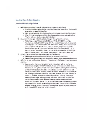 Carl Shapiro Documentation Assignment