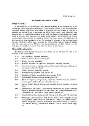 Modern Office and Its Functions Part 2