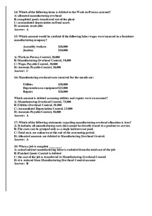Chapter 4 Job Costing Answer Key Part 3